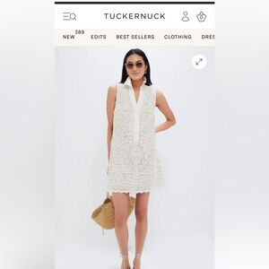 Tuckernuck Cream Lace Top